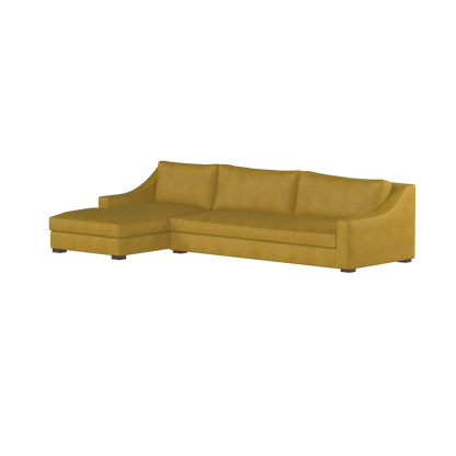 Louis Sectional Sofa — Low-Profile Modular Corner Layout