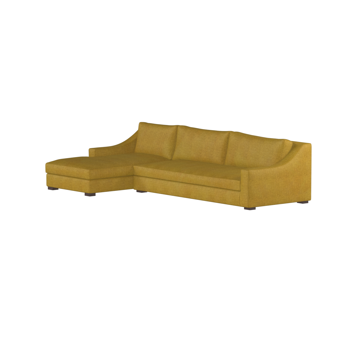 Louis Sectional Sofa — Low-Profile Modular Corner Layout