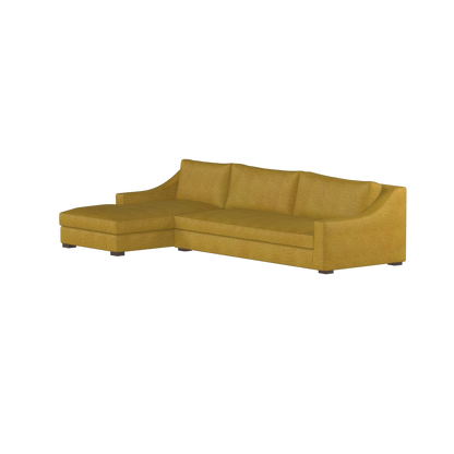 Louis Sectional Sofa — Low-Profile Modular Corner Layout