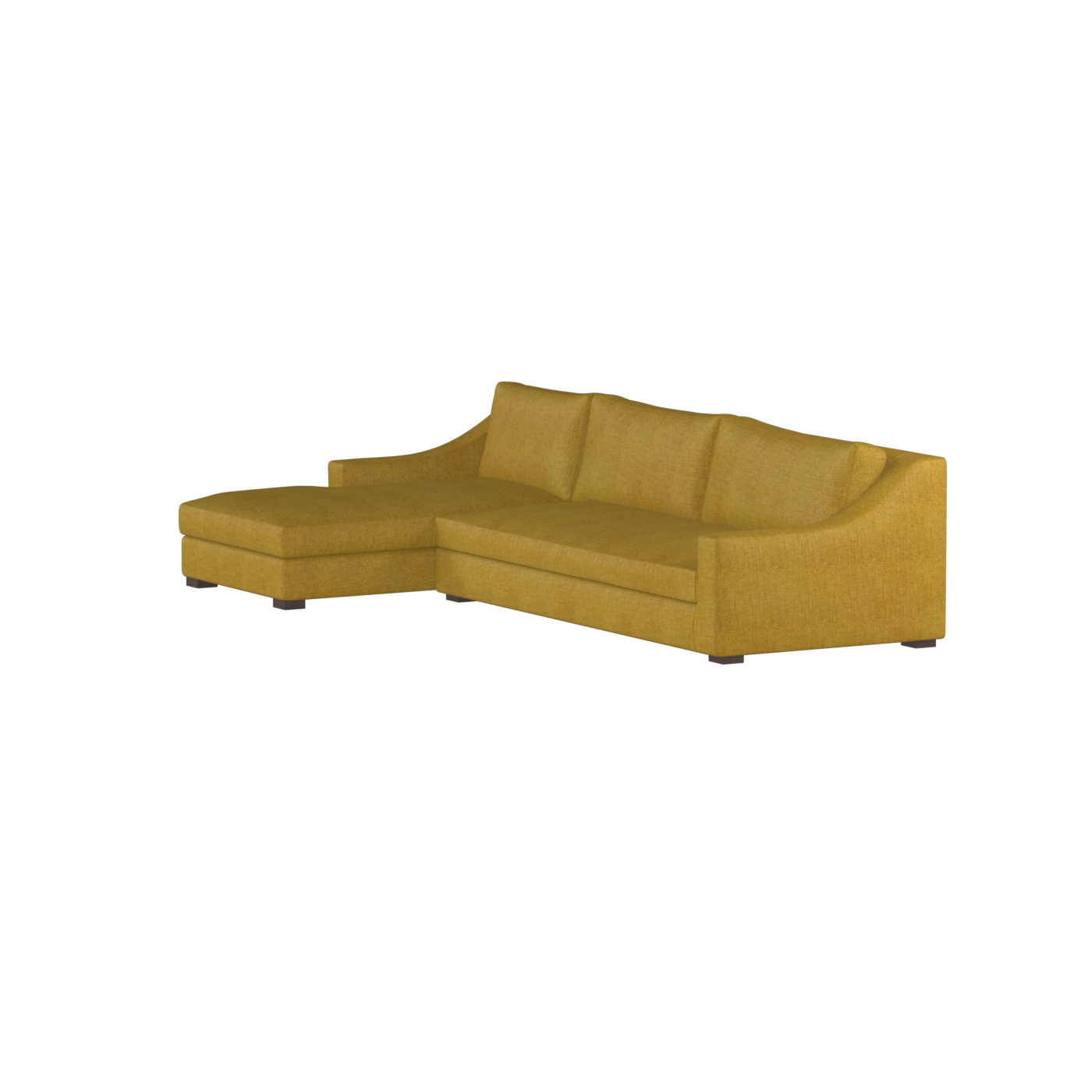 Louis Sectional Sofa — Low-Profile Modular Corner Layout