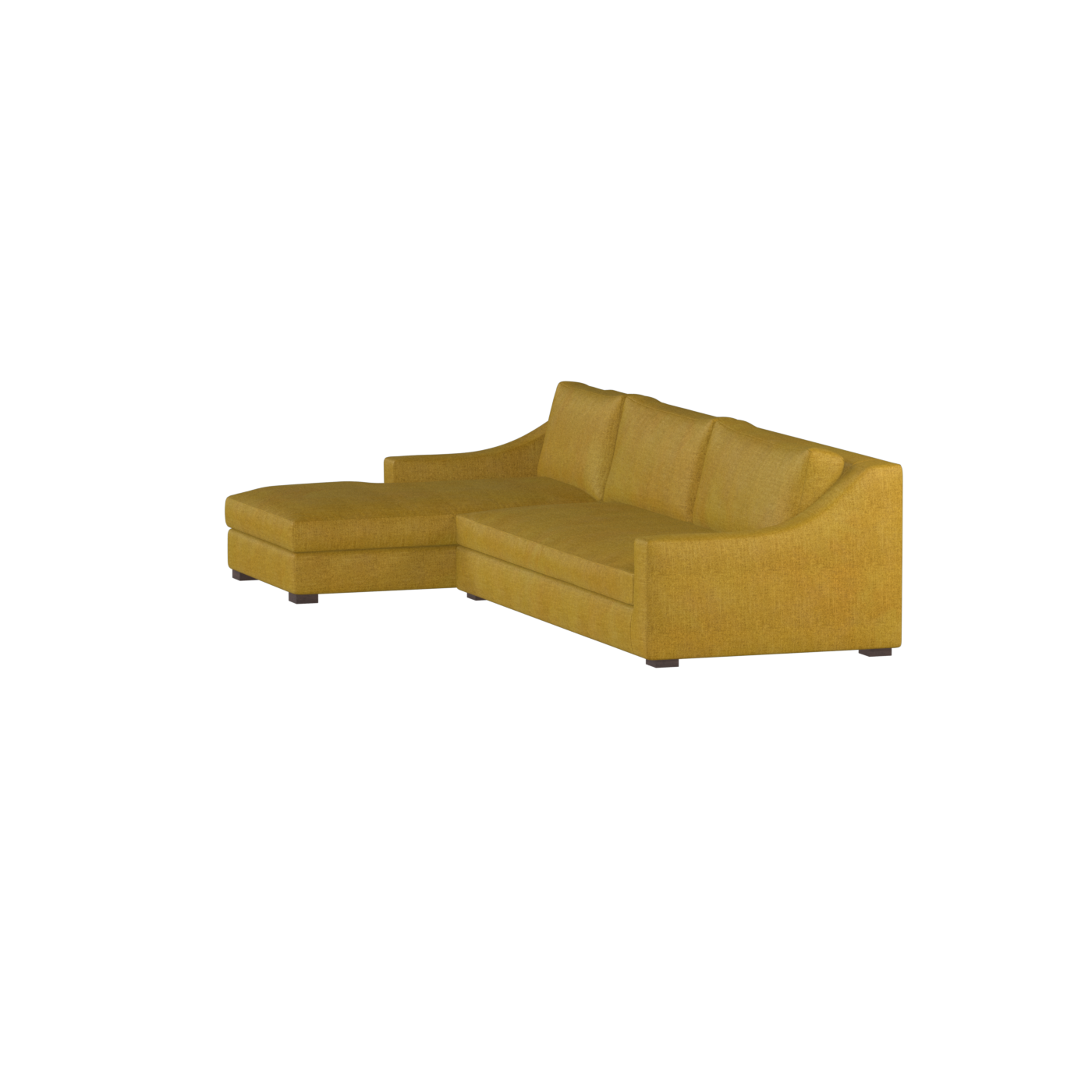 Louis Sectional Sofa — Low-Profile Modular Corner Layout