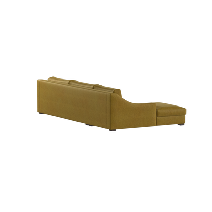 Louis Sectional Sofa — Low-Profile Modular Corner Layout