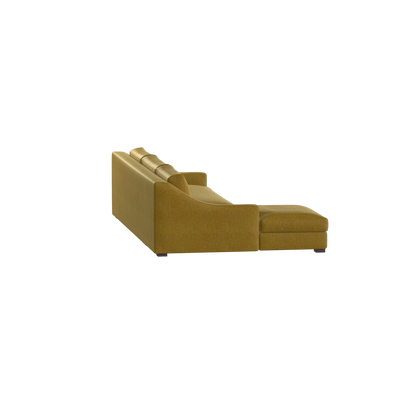 Louis Sectional Sofa — Low-Profile Modular Corner Layout