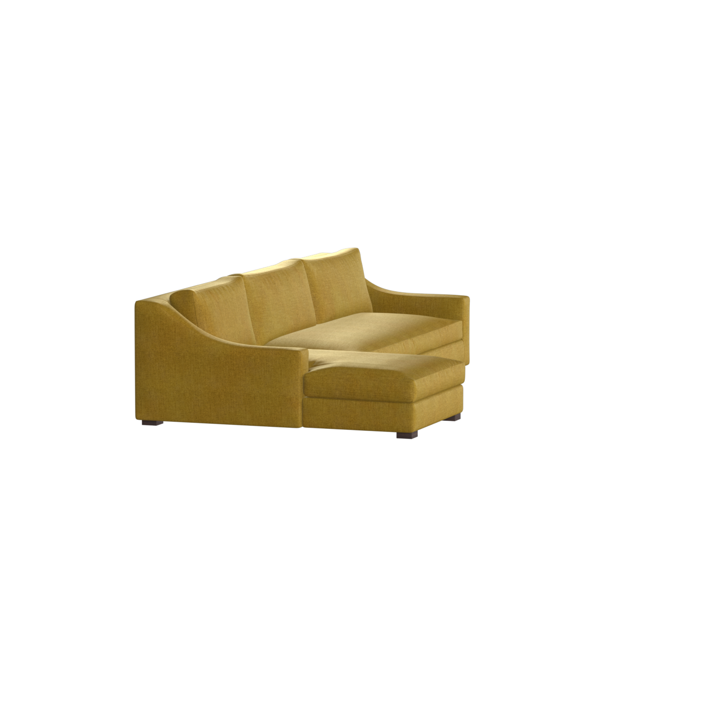 Louis Sectional Sofa — Low-Profile Modular Corner Layout