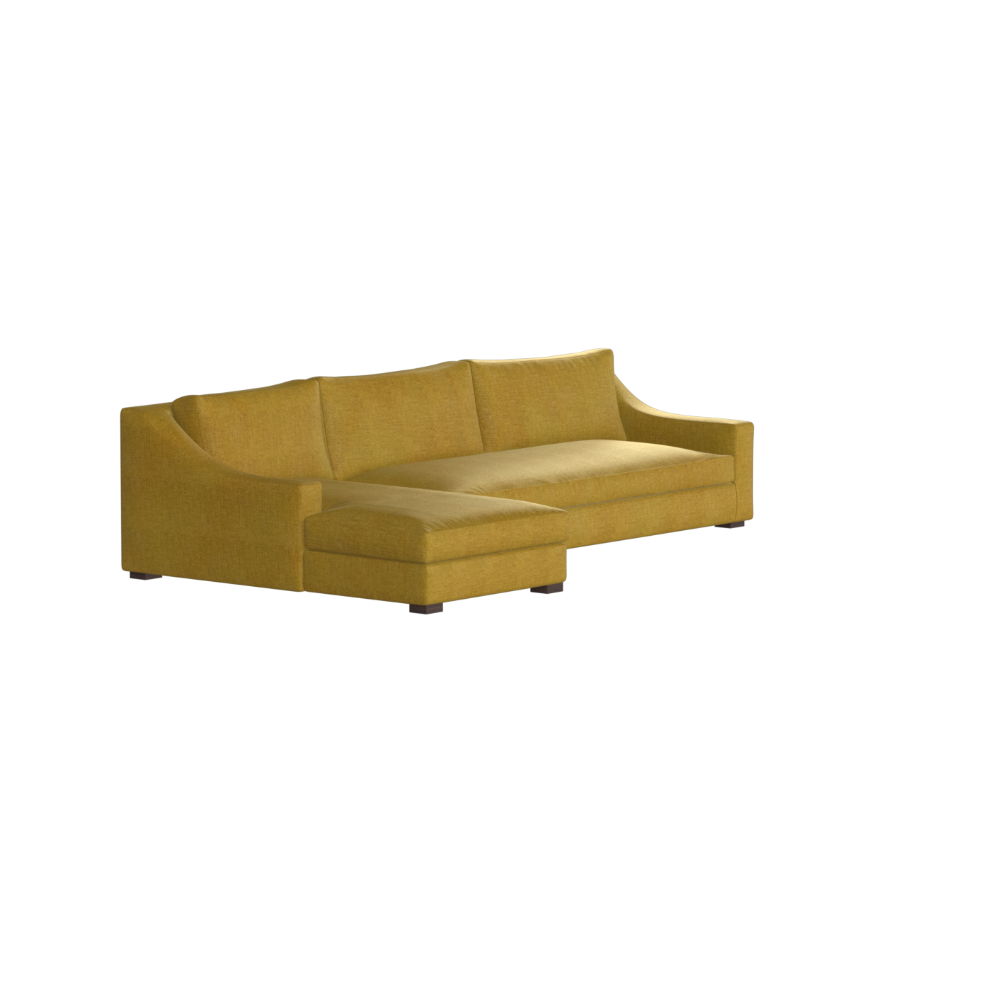 Louis Sectional Sofa — Low-Profile Modular Corner Layout