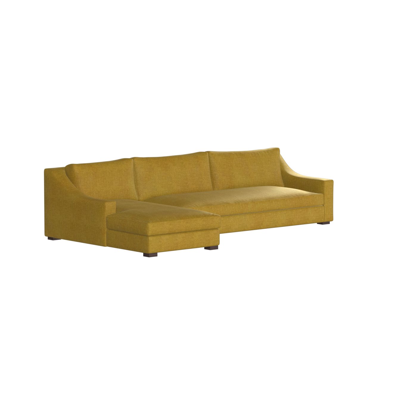 Louis Sectional Sofa — Low-Profile Modular Corner Layout