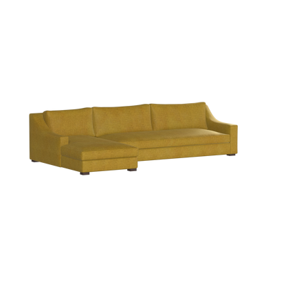 Louis Sectional Sofa — Low-Profile Modular Corner Layout