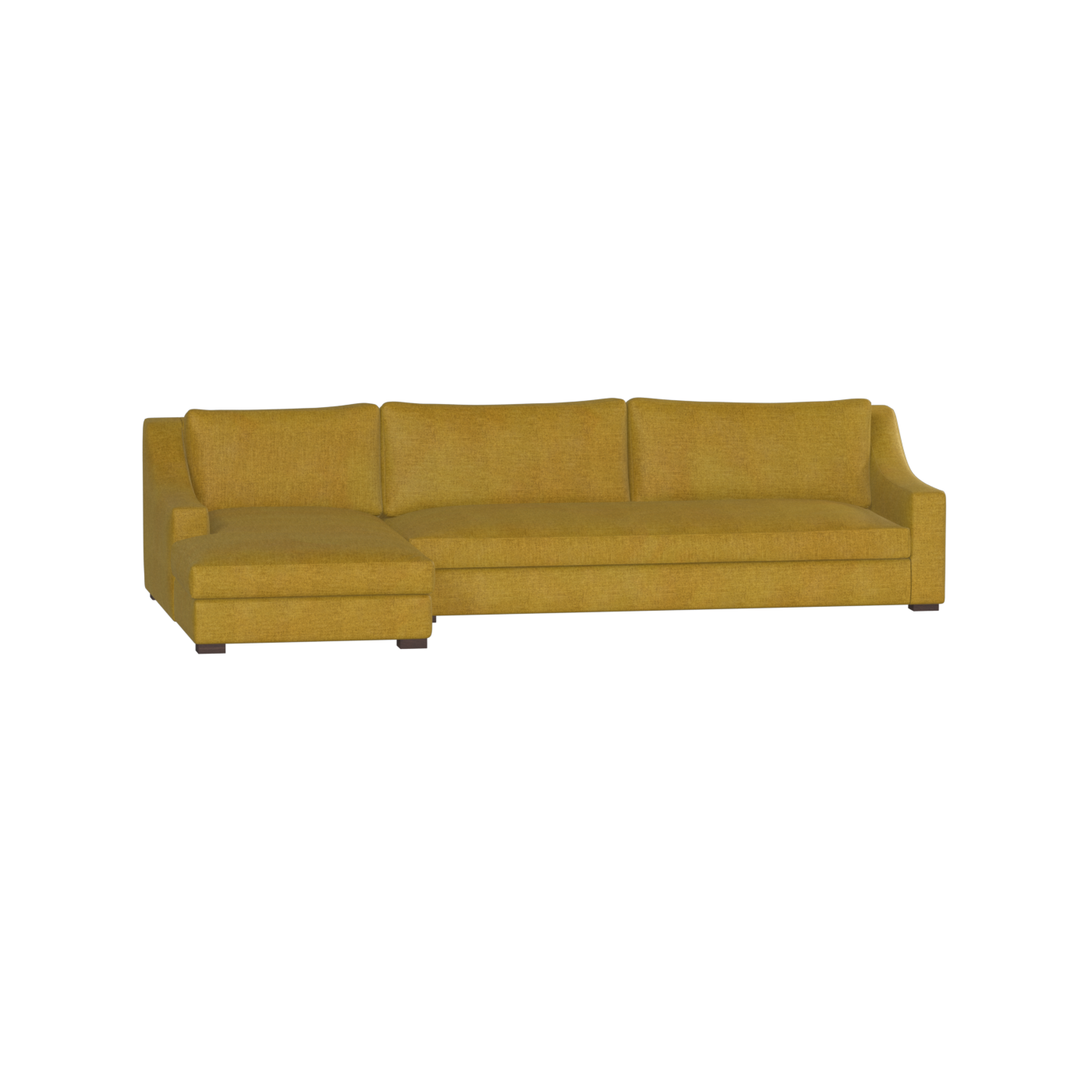Louis Sectional Sofa — Low-Profile Modular Corner Layout