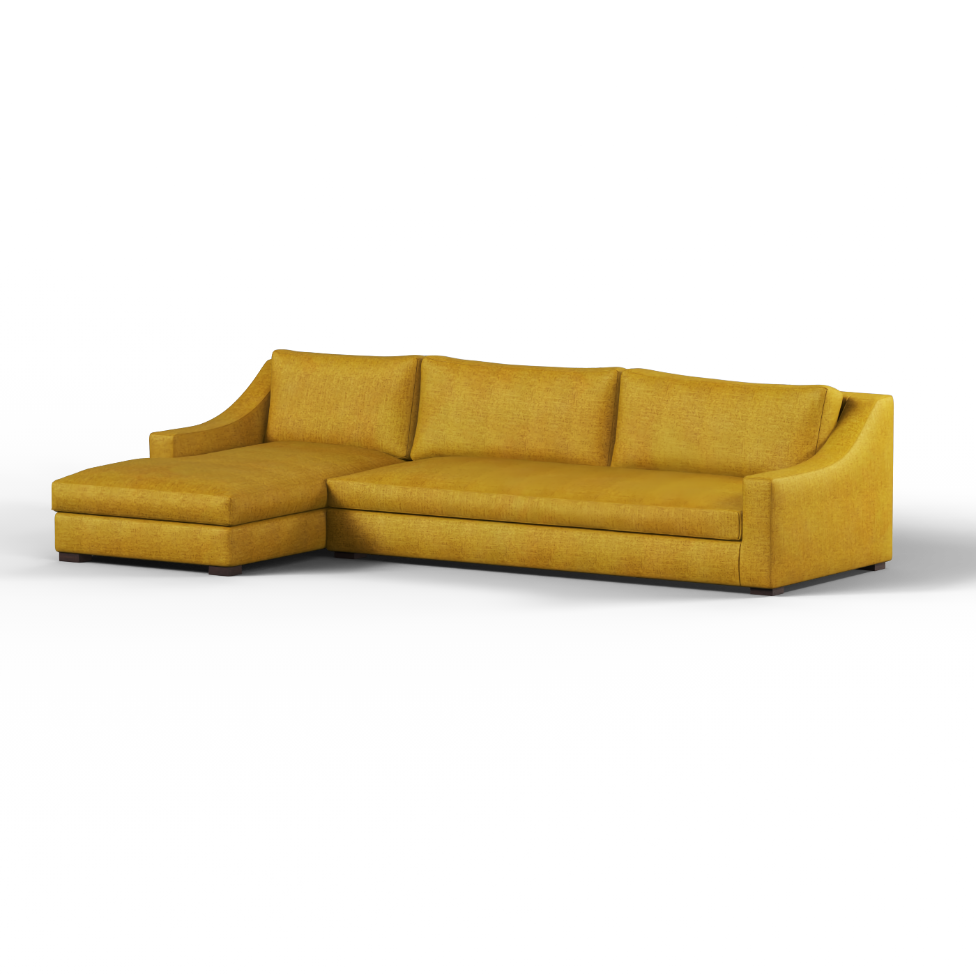 Louis Sectional Sofa — Low-Profile Modular Corner Layout