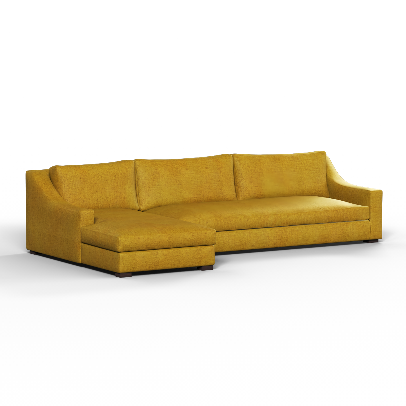 Louis Sectional Sofa — Low-Profile Modular Corner Layout