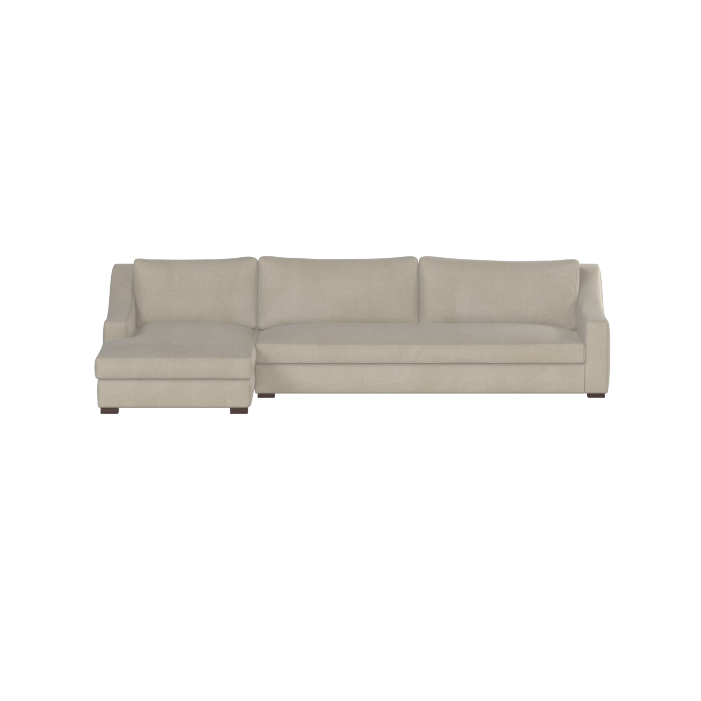 Louis Sectional Sofa — Low-Profile Modular Corner Layout