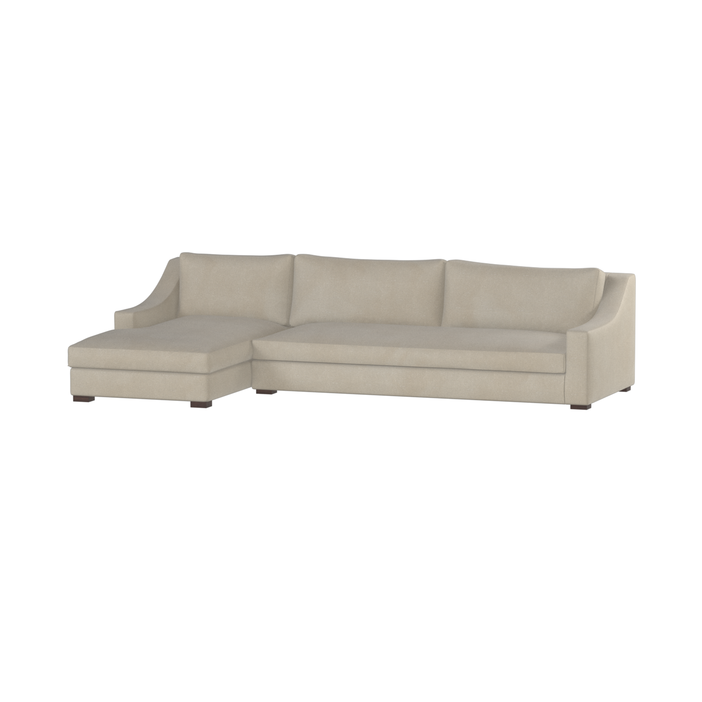 Louis Sectional Sofa — Low-Profile Modular Corner Layout