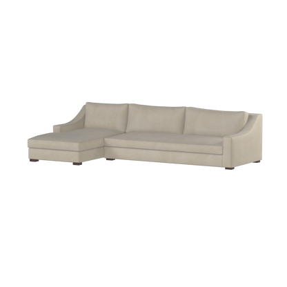 Louis Sectional Sofa — Low-Profile Modular Corner Layout