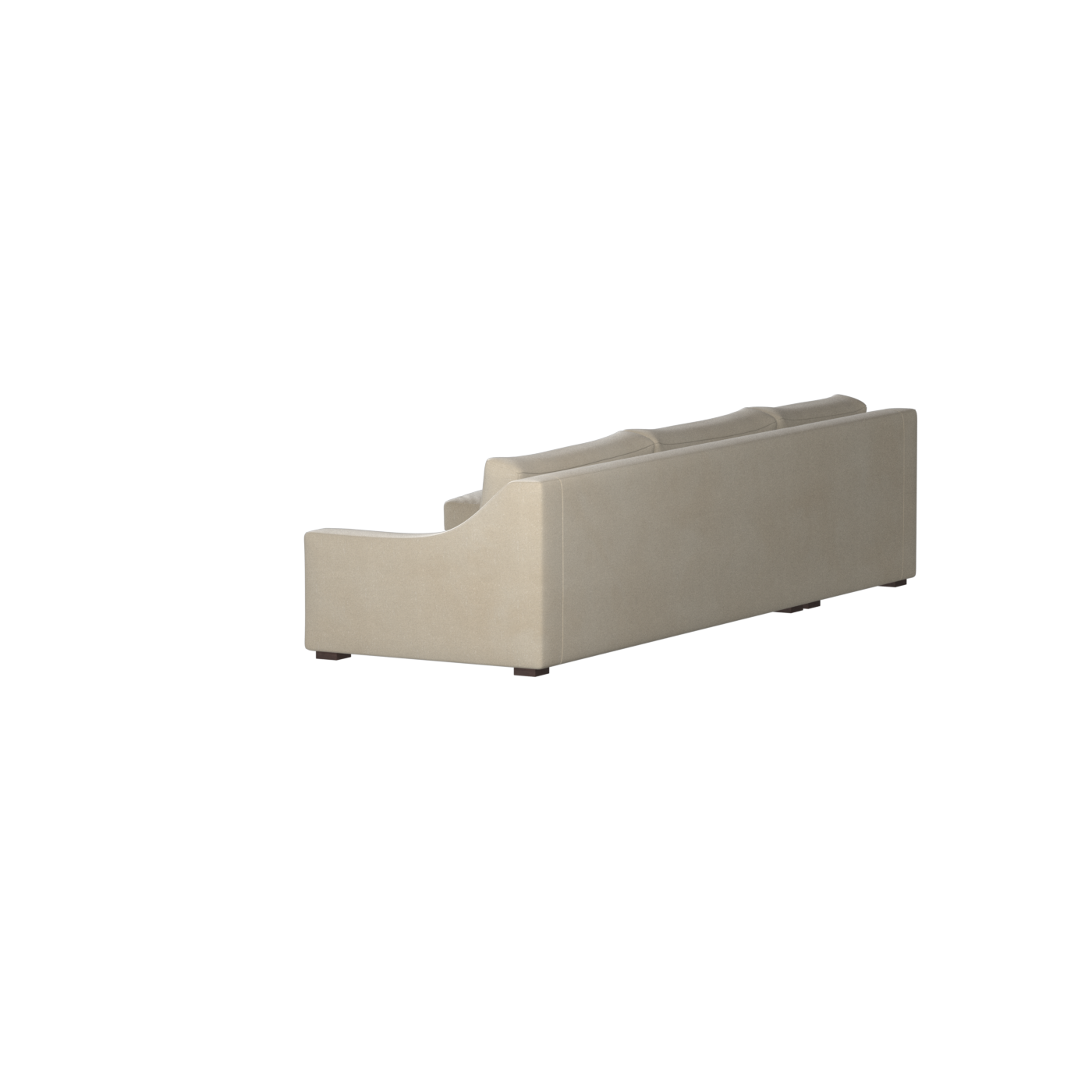 Louis Sectional Sofa — Low-Profile Modular Corner Layout