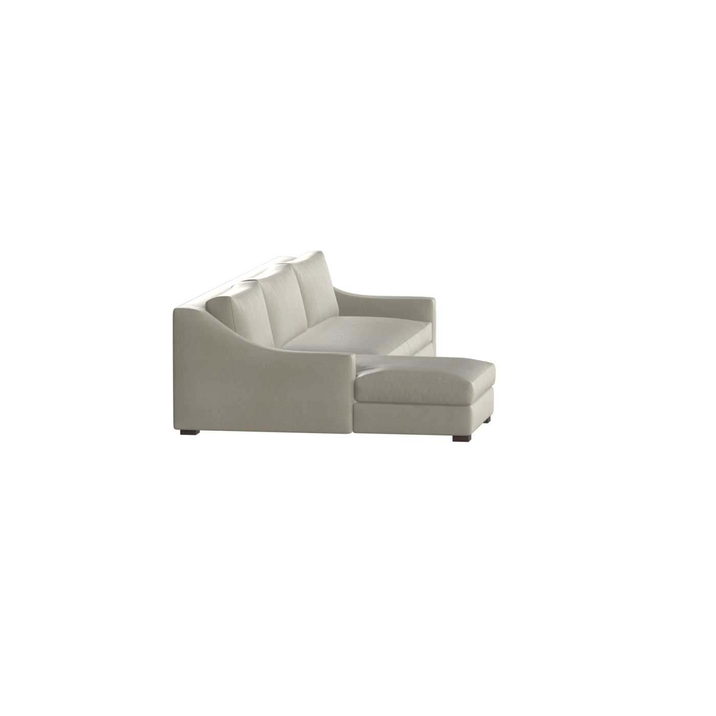 Louis Sectional Sofa — Low-Profile Modular Corner Layout