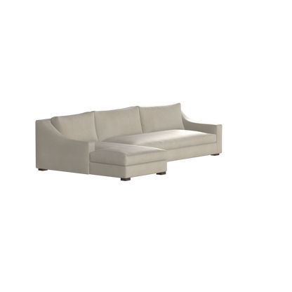 Louis Sectional Sofa — Low-Profile Modular Corner Layout