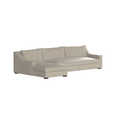 Louis Sectional Sofa — Low-Profile Modular Corner Layout