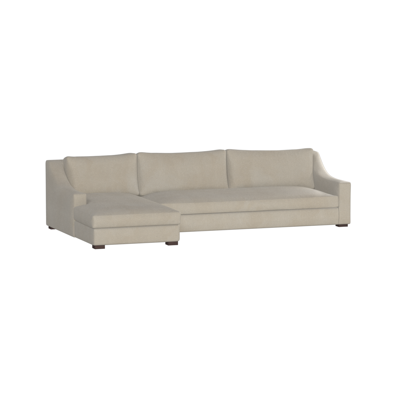 Louis Sectional Sofa — Low-Profile Modular Corner Layout