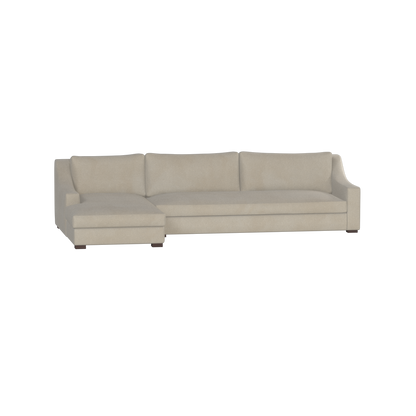 Louis Sectional Sofa — Low-Profile Modular Corner Layout