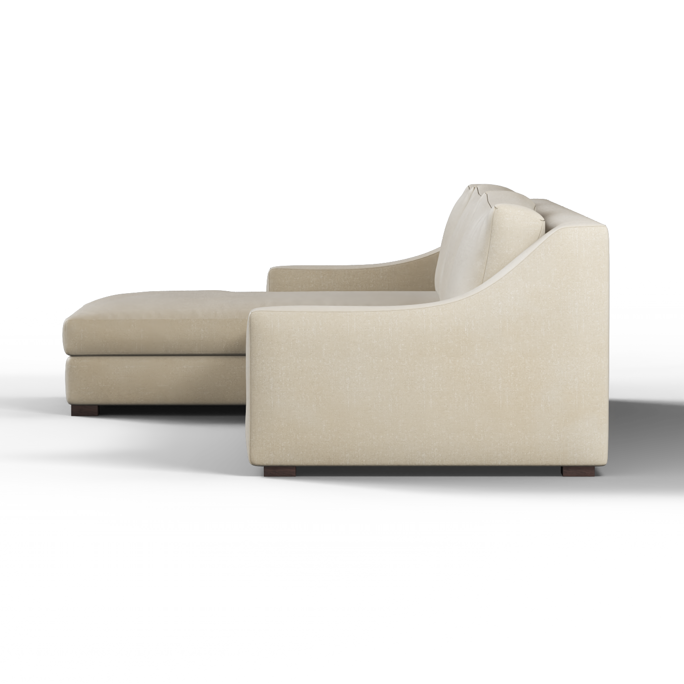 Louis Sectional Sofa — Low-Profile Modular Corner Layout