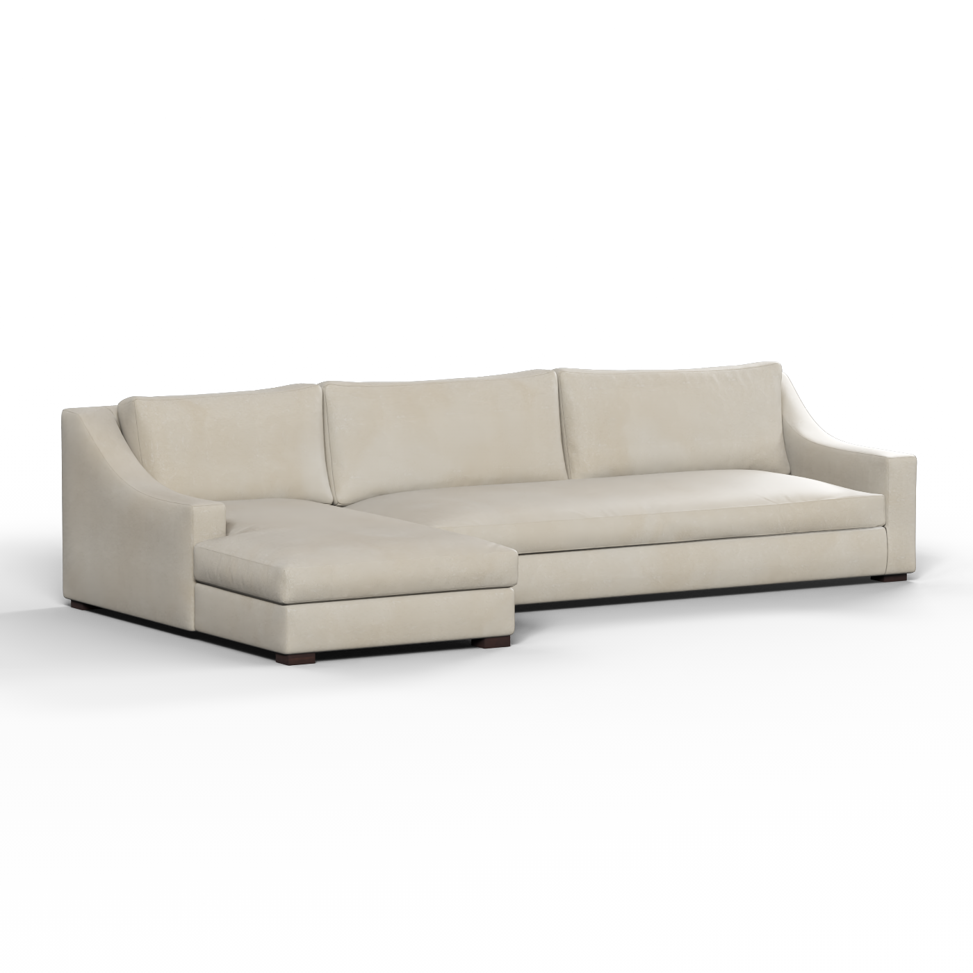 Louis Sectional Sofa — Low-Profile Modular Corner Layout