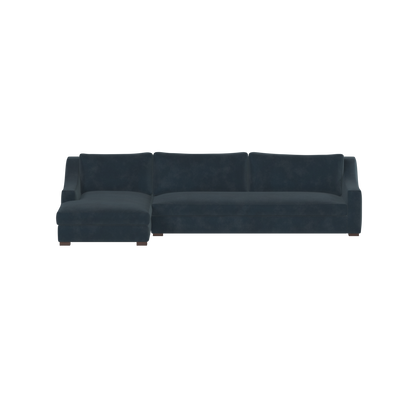 Louis Sectional Sofa — Low-Profile Modular Corner Layout