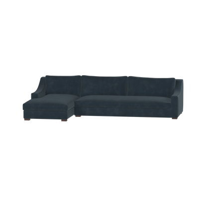 Louis Sectional Sofa — Low-Profile Modular Corner Layout