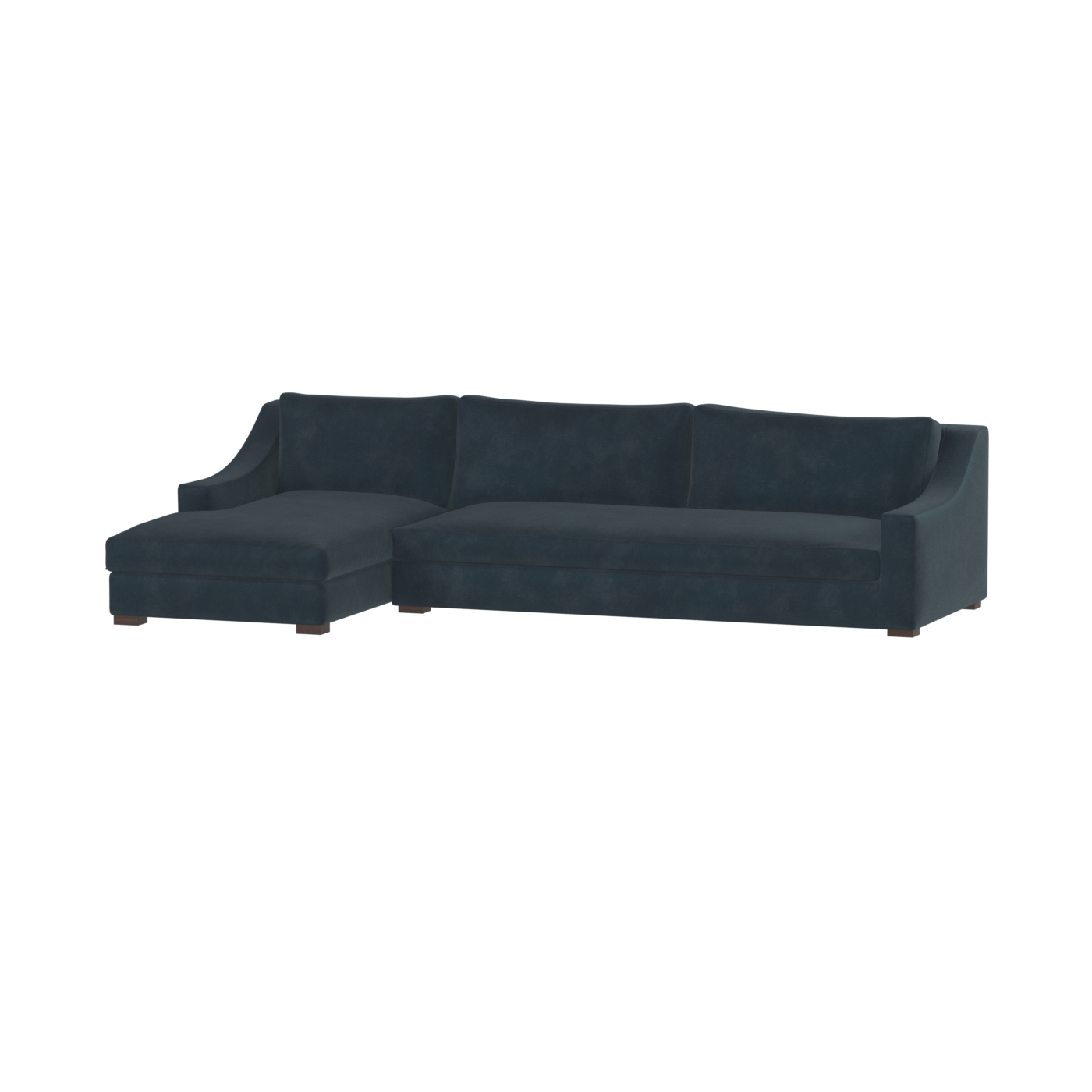 Louis Sectional Sofa — Low-Profile Modular Corner Layout
