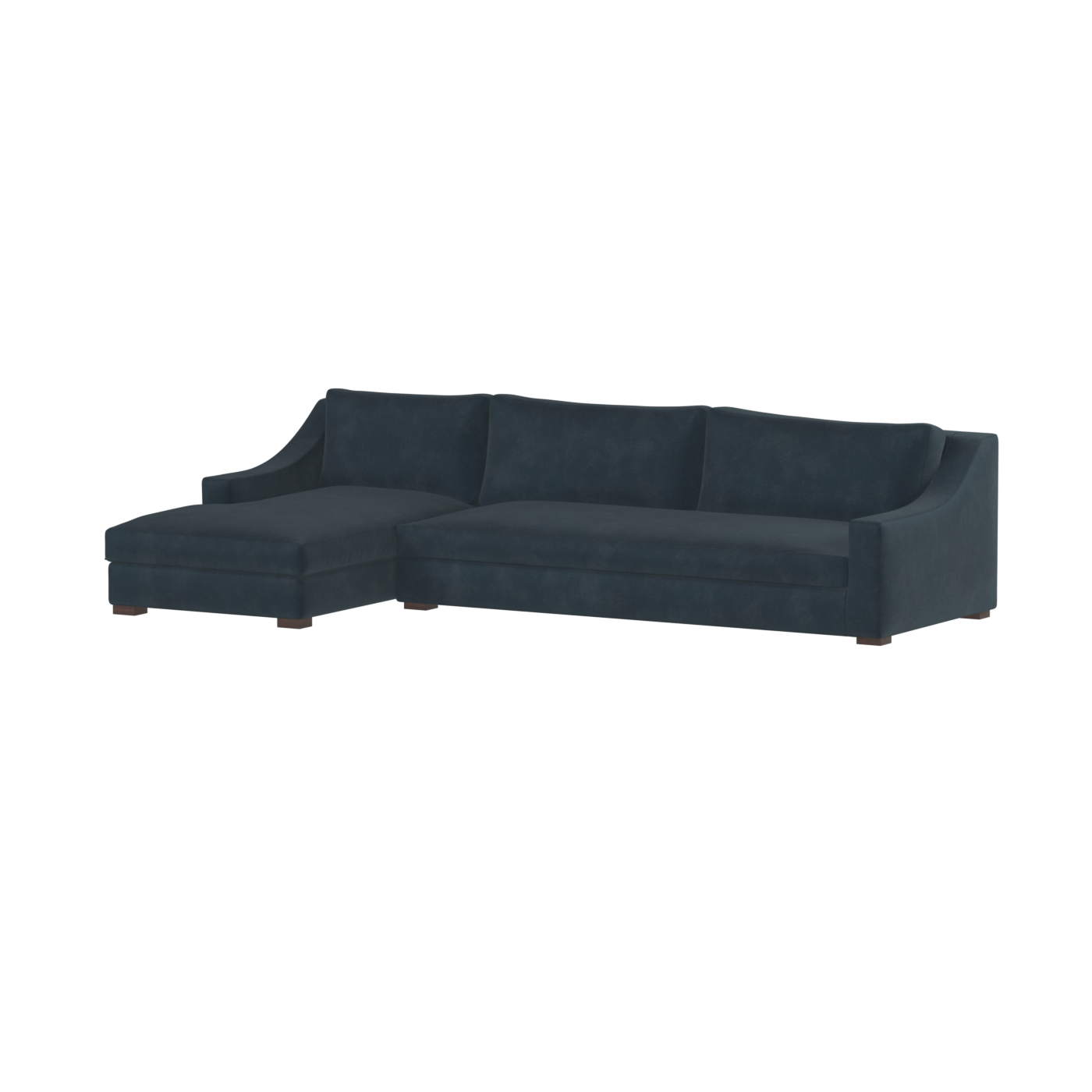 Louis Sectional Sofa — Low-Profile Modular Corner Layout