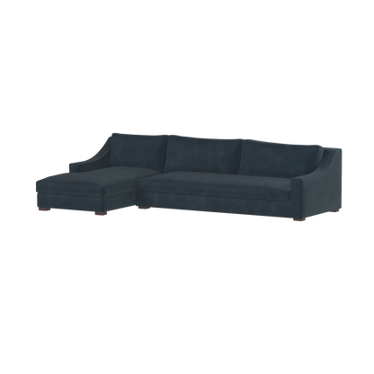 Louis Sectional Sofa — Low-Profile Modular Corner Layout
