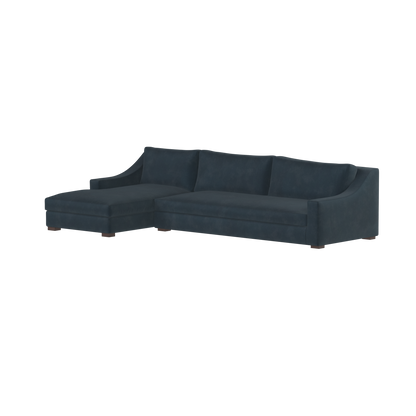 Louis Sectional Sofa — Low-Profile Modular Corner Layout