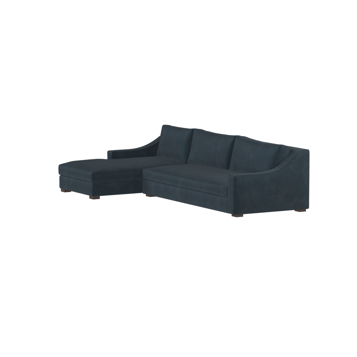 Louis Sectional Sofa — Low-Profile Modular Corner Layout