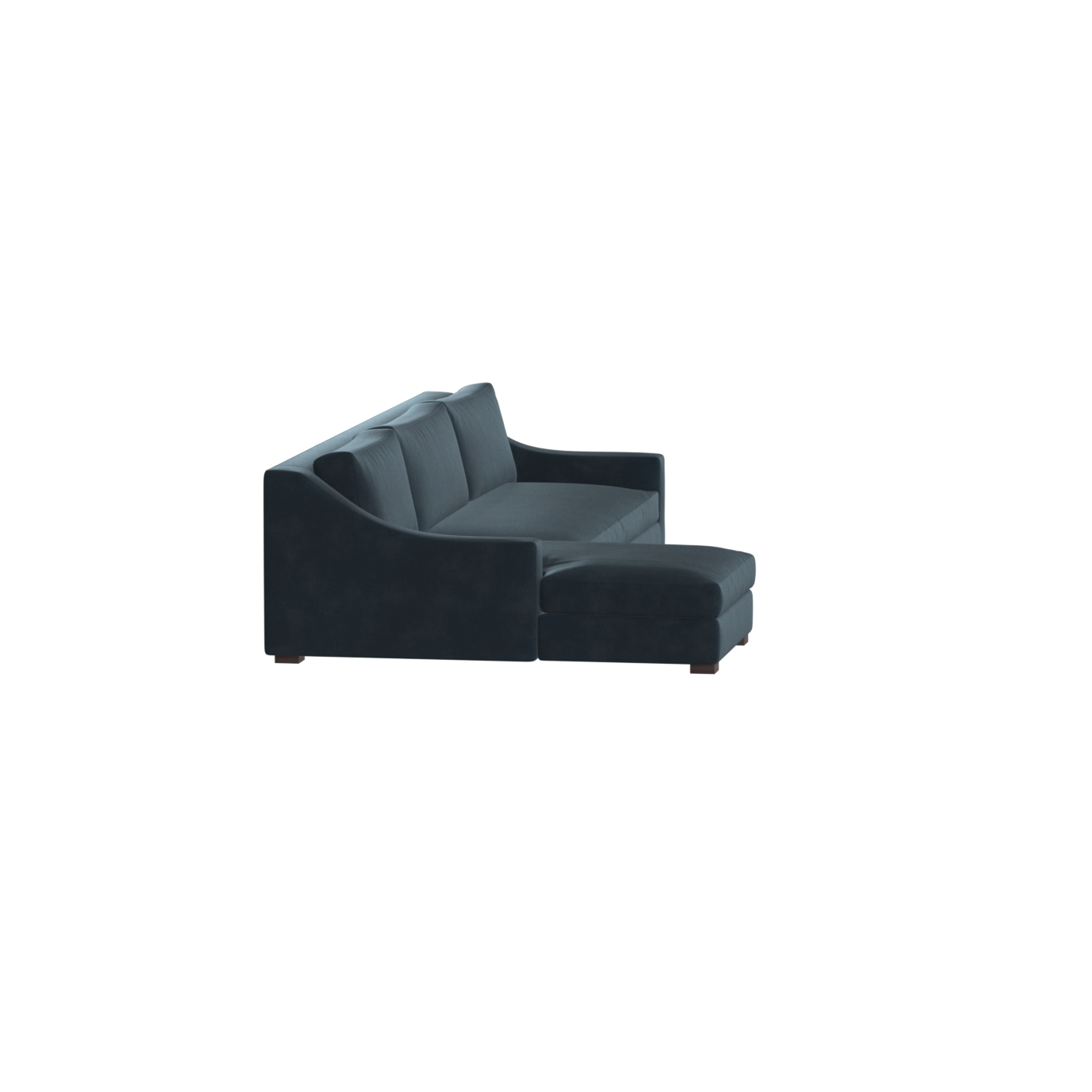 Louis Sectional Sofa — Low-Profile Modular Corner Layout