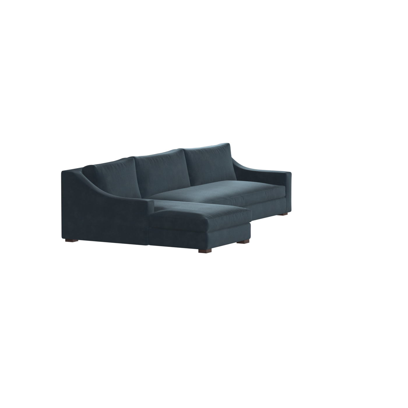 Louis Sectional Sofa — Low-Profile Modular Corner Layout