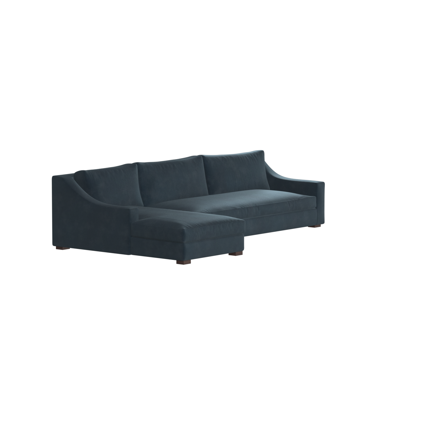 Louis Sectional Sofa — Low-Profile Modular Corner Layout