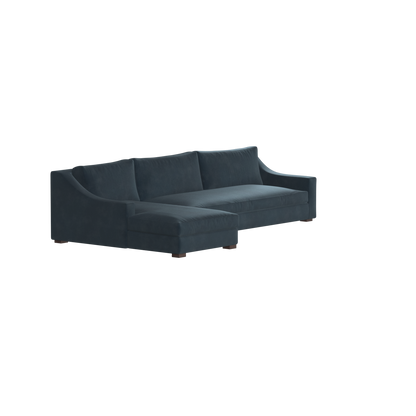 Louis Sectional Sofa — Low-Profile Modular Corner Layout