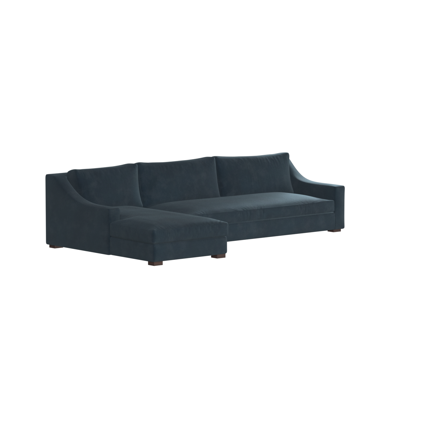 Louis Sectional Sofa — Low-Profile Modular Corner Layout