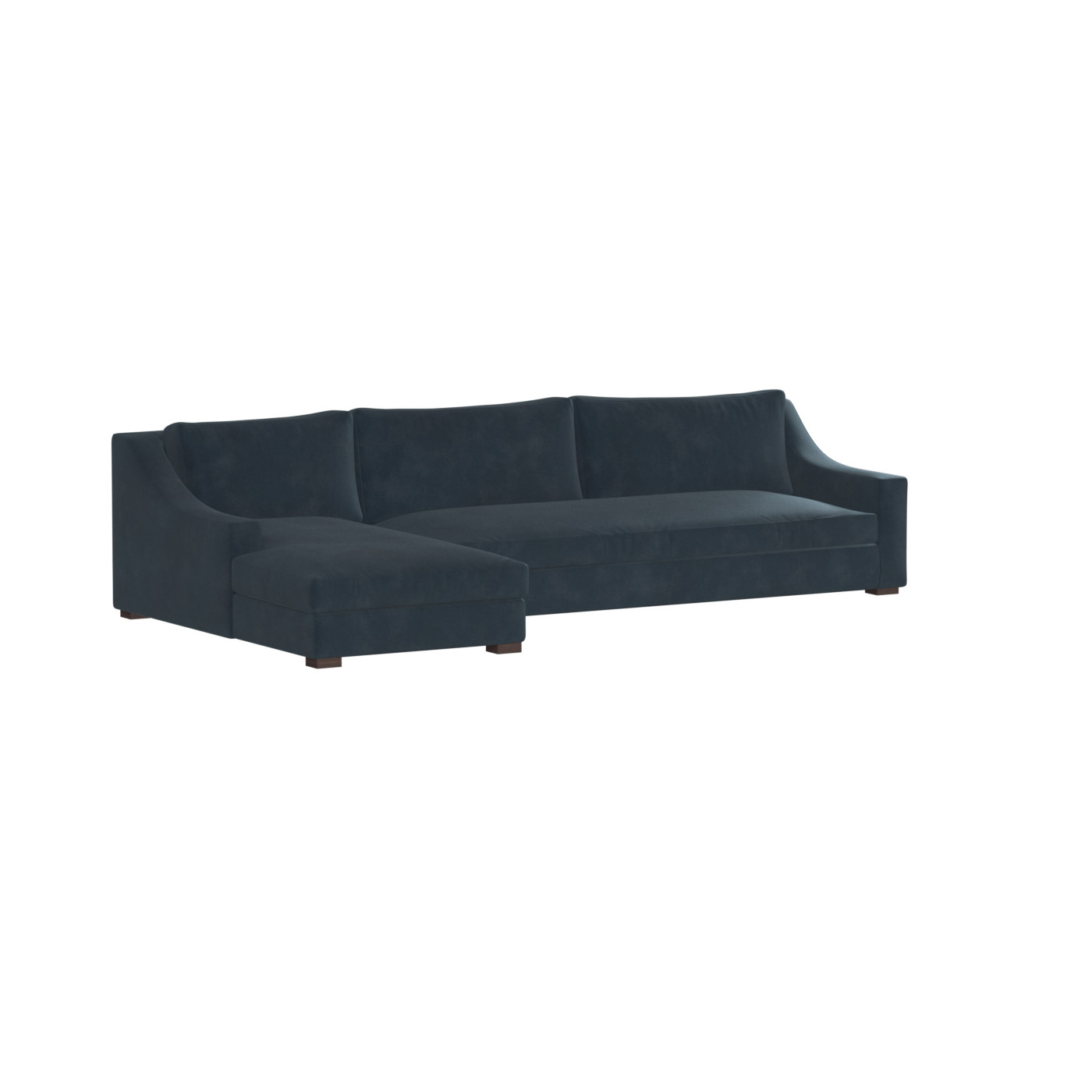 Louis Sectional Sofa — Low-Profile Modular Corner Layout