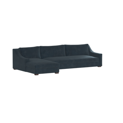 Louis Sectional Sofa — Low-Profile Modular Corner Layout