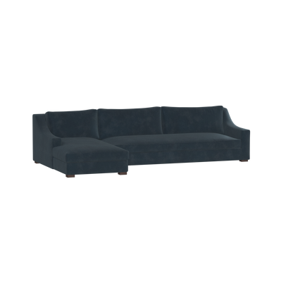 Louis Sectional Sofa — Low-Profile Modular Corner Layout