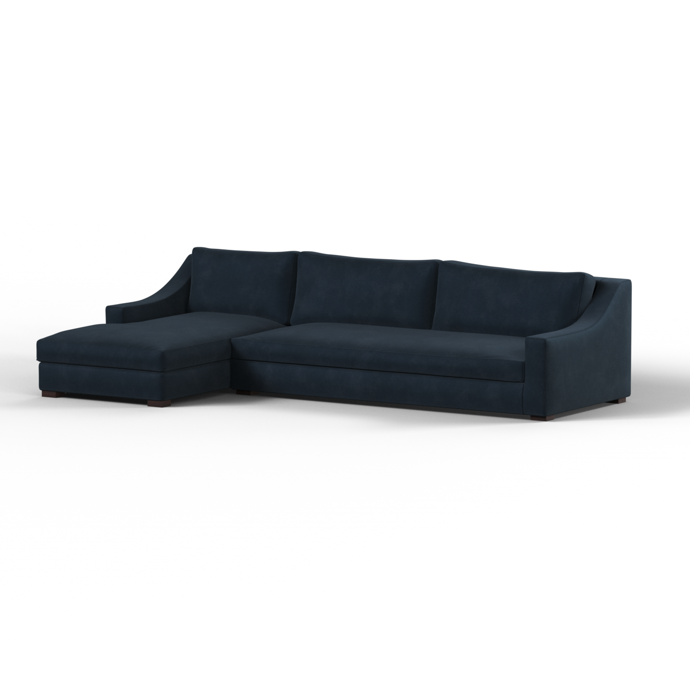 Louis Sectional Sofa — Low-Profile Modular Corner Layout