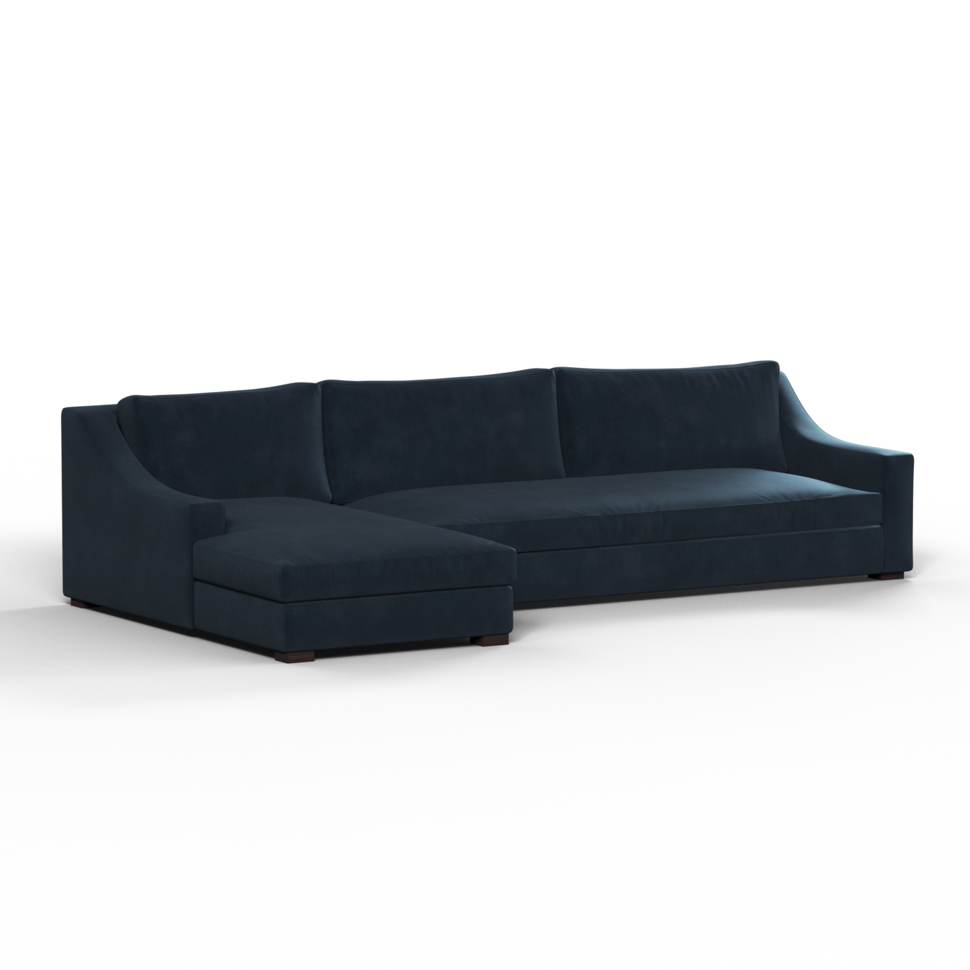 Louis Sectional Sofa — Low-Profile Modular Corner Layout