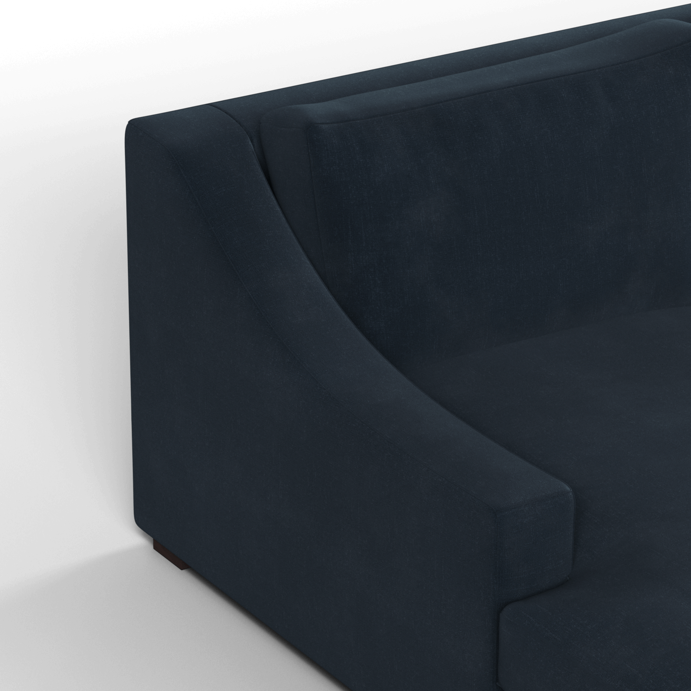 Louis Sectional Sofa — Low-Profile Modular Corner Layout