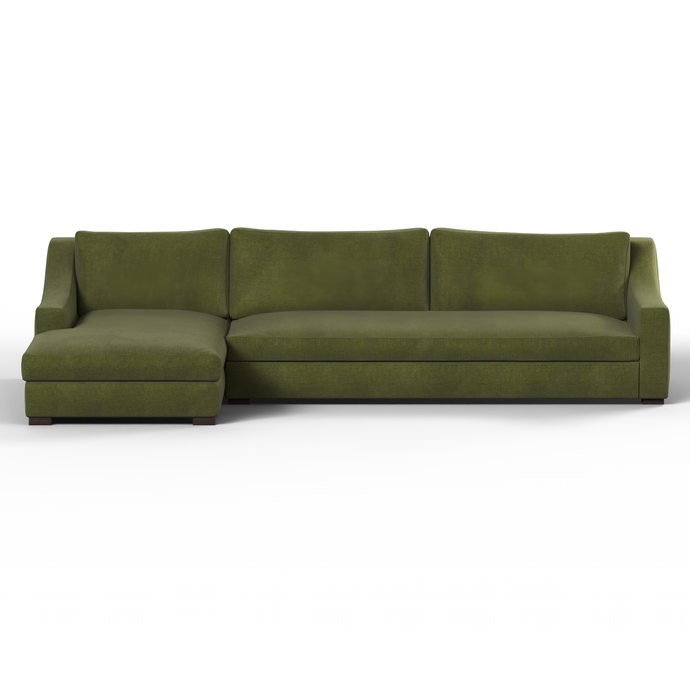 Louis Sectional Sofa — Low-Profile Modular Corner Layout
