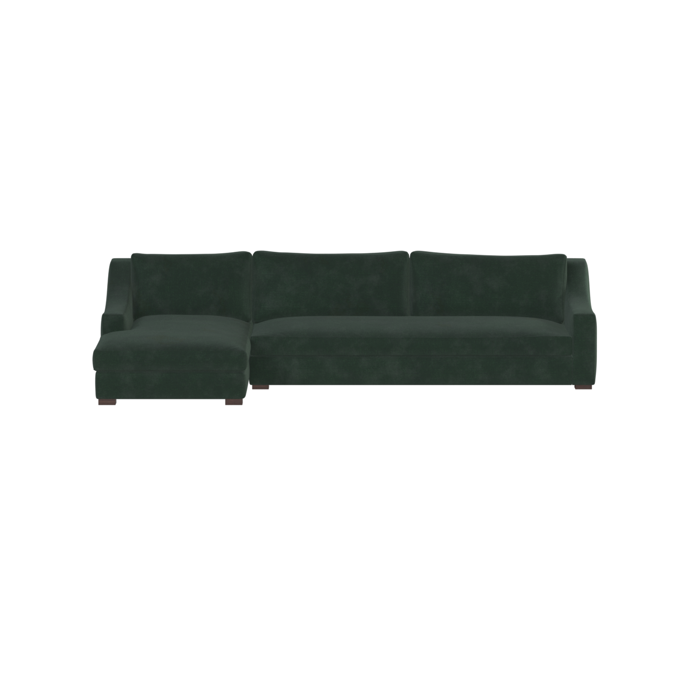 Louis Sectional Sofa — Low-Profile Modular Corner Layout