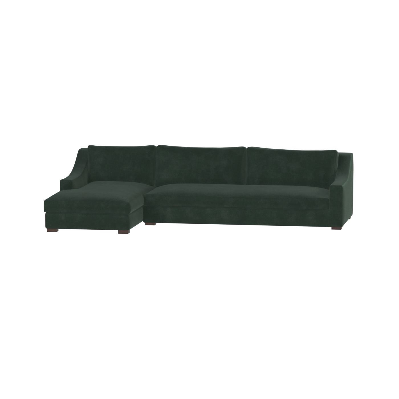 Louis Sectional Sofa — Low-Profile Modular Corner Layout