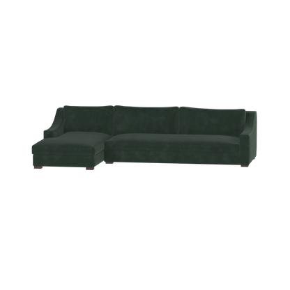 Louis Sectional Sofa — Low-Profile Modular Corner Layout
