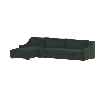 Louis Sectional Sofa — Low-Profile Modular Corner Layout