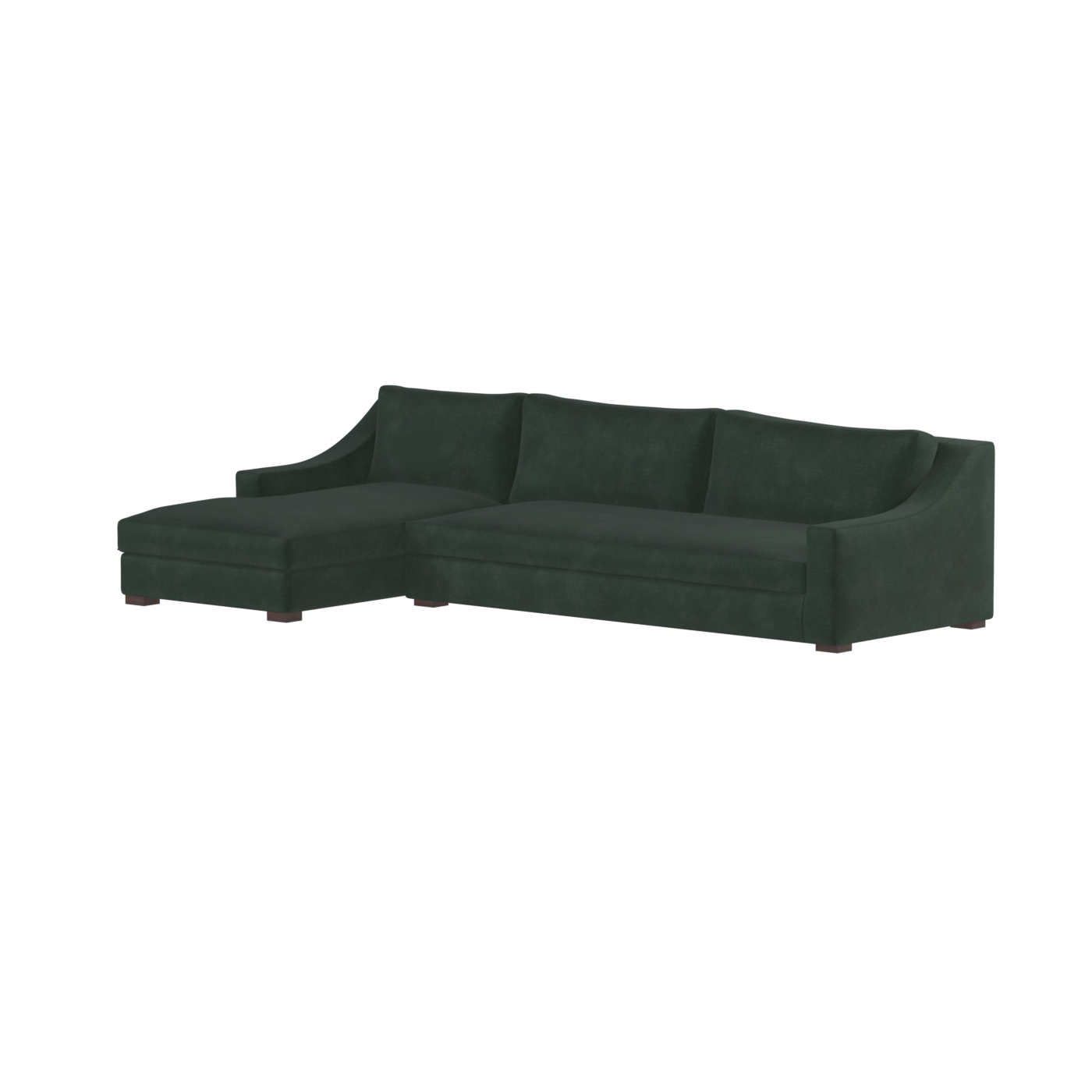 Louis Sectional Sofa — Low-Profile Modular Corner Layout