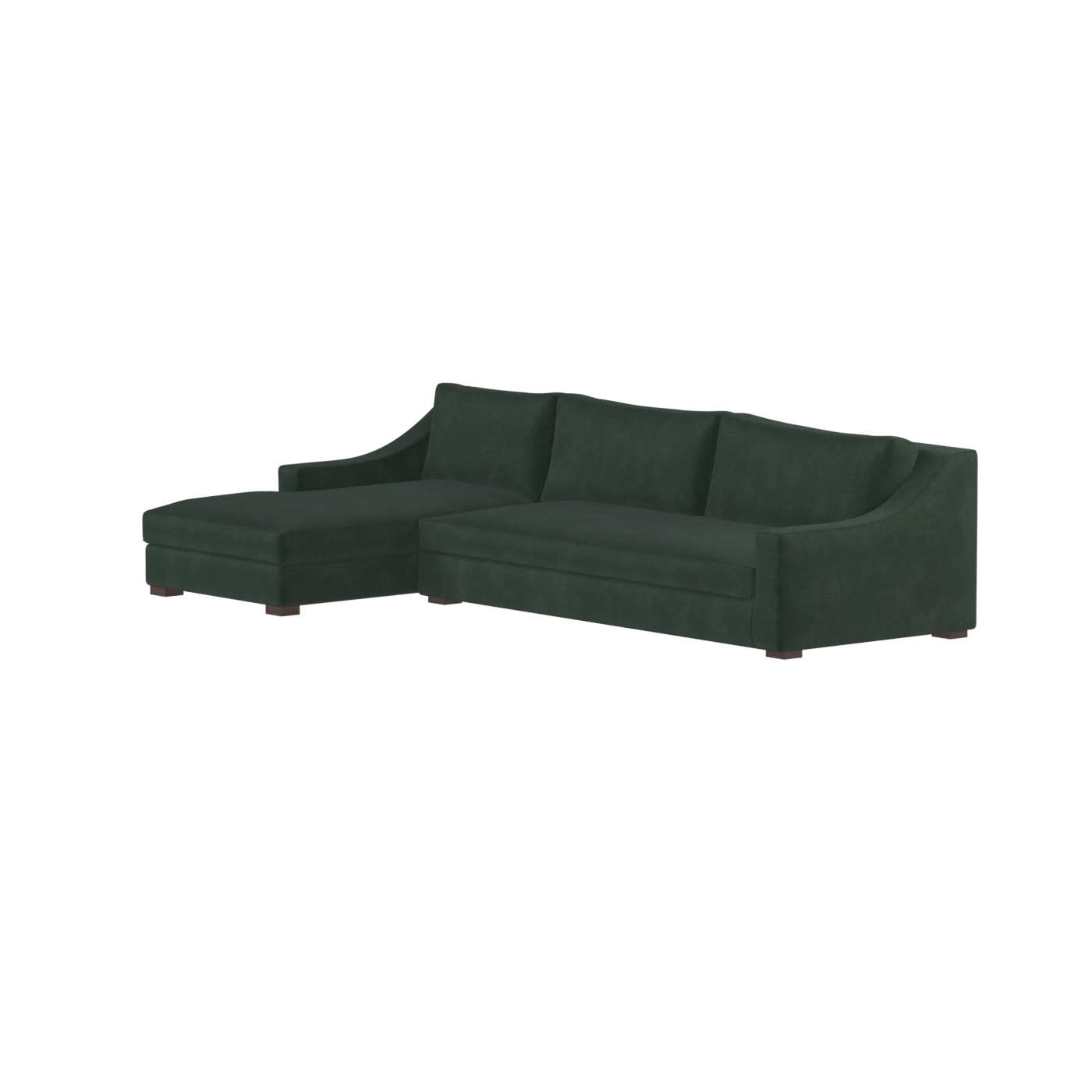 Louis Sectional Sofa — Low-Profile Modular Corner Layout